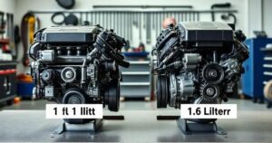 Qual é a diferença entre um motor 1.0 e um 1.6